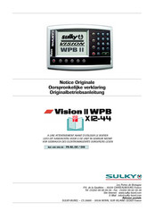 Sulky Vision II WPB X12-44 Originalbetriebsanleitung