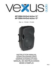 Vexus Audio AP1200A Gebrauchsanleitung