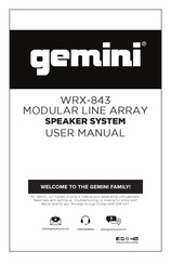Gemini WRX-843 Bedienungsanleitung