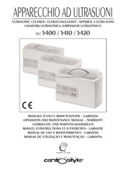 Centrostyle 5400 Gebrauchs- Und Wartungshandbuch