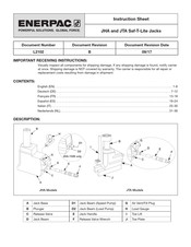 Enerpac JHA-1506 Bedienungsanleitung