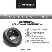 Motorola MDPMTN4038 Bedienungsanleitung