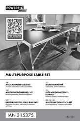Powerfix Profi HG04967 Montageanleitung, Variationsmöglichkeiten