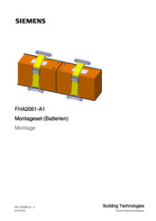 Siemens FHA2061-A1 Montageanleitung