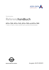 Addi-Data APCIe-7300 Technisches Referenzhandbuch