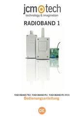 jcm-tech RADIOBAND-RCS Bedienungsanleitung