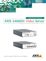 Axis 2401 Administrationshandbuch