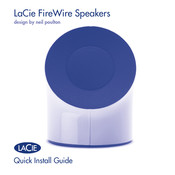 LaCie FireWire Speakers Schnellstartanleitung