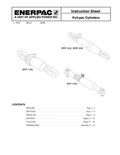Enerpac BRP-302 Bedienungsanleitung