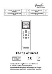 Casa Fan FB-FNK Advanced Montage- Und Bedienungsanleitung