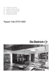 De Dietrich Teppan Yaki DTE1168X Betriebsanleitung