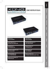 Konig Computer CMP-REPEATVGA1 Anleitung