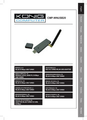 Konig Computer CMP-WNUSB20 Anleitung