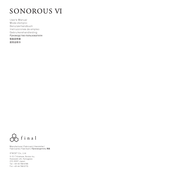 Final SONOROUS VI Benutzerhandbuch