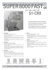 RIB SUPER 8000 FAST Bedienungsanleitung