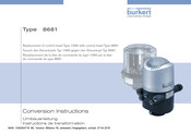 Burkert 8681 Umbauanleitung