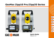 GeoMax Zipp10 Pro-Serie Kurzanleitung