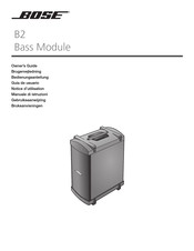 Bose B2 BASS MODULE Bedienungsanleitung