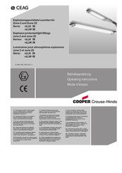 Cooper Crouse-Hinds nLLM 08 036/36 Betriebsanleitung
