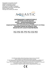 Aquastic AQ120ErP Aufbau- Und Betriebsanleitung