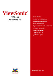 ViewSonic VPC190 Bedienungsanleitung