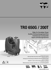 Numatic TRO 650G/200T Originalanleitung