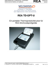 REA REA TD-GPT-U Bedienungsanleitung