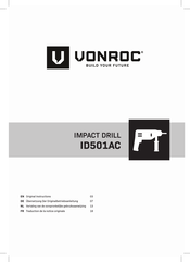 VONROC ID501AC Betriebsanleitung