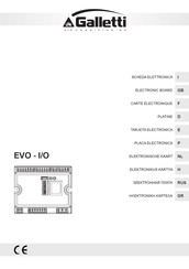 Galletti EVO - I/O Handbuch