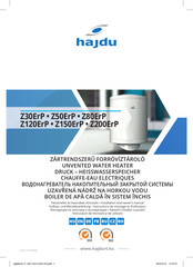 hajdu Z120ErP Aufbau- Und Betriebsanleitung