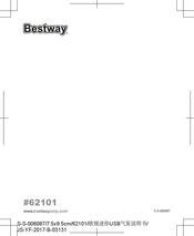 Bestway 62101 Bedienungsanleitung