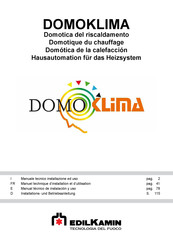 EdilKamin DOMOKLIMA Installation Und Betriebsanleitung