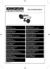 Konig Electronic SEC-DUMMYCAM10 Anleitung