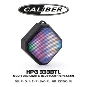 Caliber HPG 333BTL Bedienungsanleitung