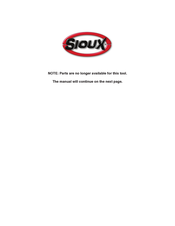 SIOUX 2 1/2-Serie Anweisungen & Teileliste