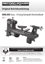 Record Power DML305 Originalbetriebsanleitung