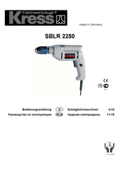 KRESS sblr 2250 Bedienungsanleitung