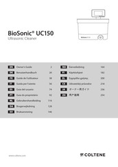 Coltene BioSonic UC150 Benutzerhandbuch