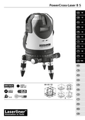 LaserLiner PowerCross-Laser 8 S Bedienungsanleitung