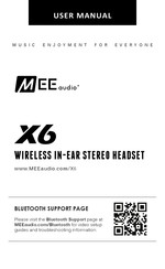 MEE AUDIO X6 Bedienungsanleitung