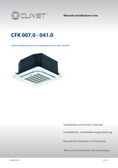 CLIVET CFK 031.0 Installations- Und Bedienungansleitung