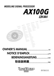 ToneWorks AX100G REMS Benutzerhandbuch