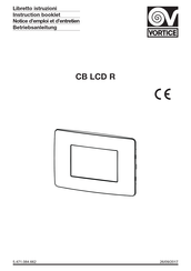 Vortice CB LCD R Betriebsanleitung
