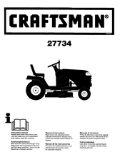 Craftsman 27734 Anleitungshandbuch