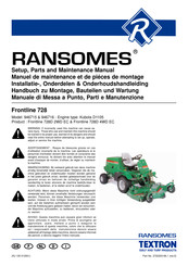 Ransomes 946716 Handbuch Zu Montage, Bauteilen Und Wartung