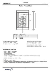 PRASTEL EASY-PAD Installationsanleitung