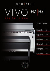 Dexibell VIVO H3 Kurzhandbuch