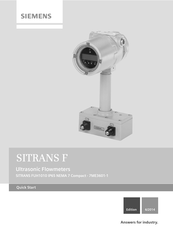 Siemens SITRANS F-Serie Bedienungsanleitung