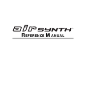 Alesis airSynth Referenz-Anleitung