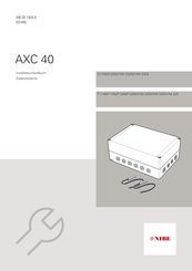 Nibe AXC 40 Installateurhandbuch